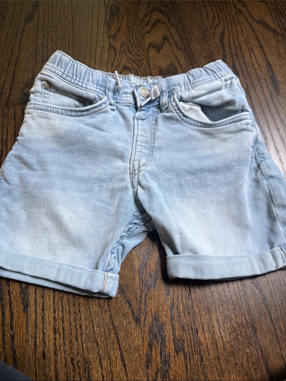 H&M Light Wash Kids Denim Shorts
